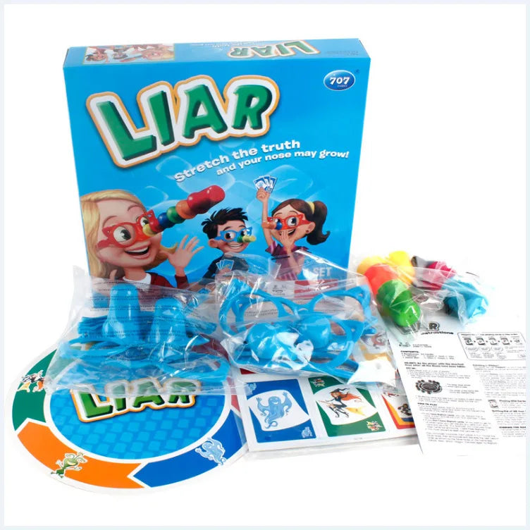 1Set Long Nose Guess Who Lied Punishment party game toys Class Parent-child Interactive Table Game Toys Kids Puzzle Fun Game