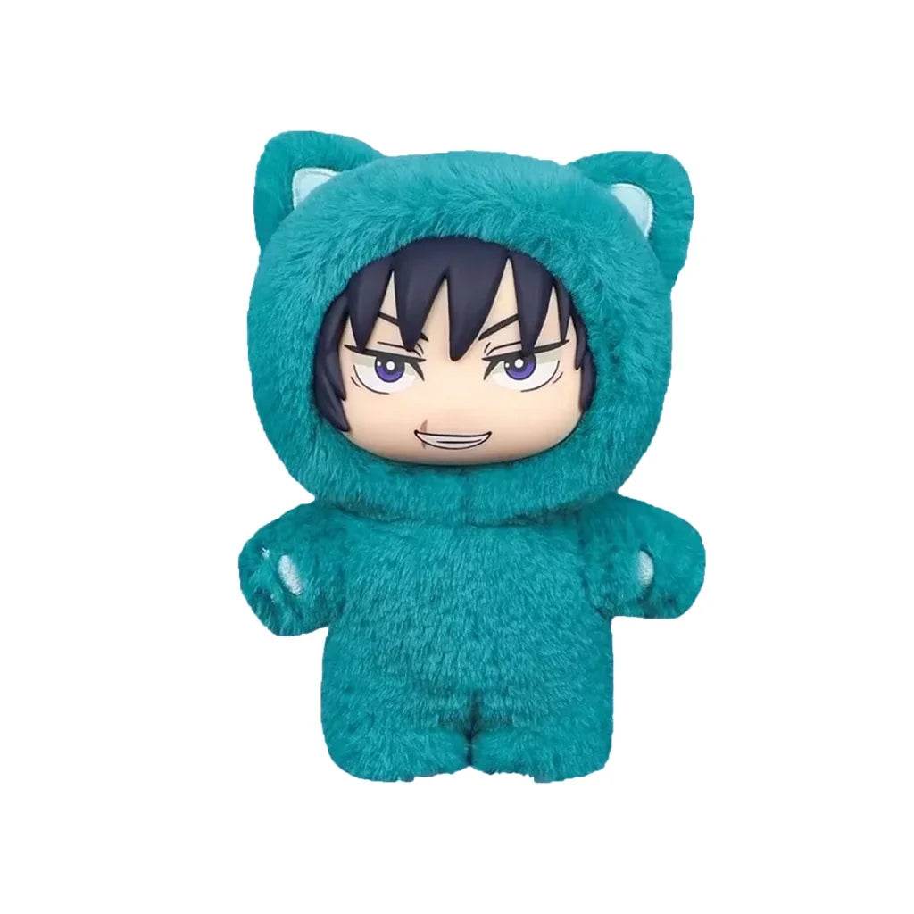 HOT Jujutsu Kaisen S2 Cat Park Party Gojo Toji Fushiguro Geto Suguru Blind Box Plush Bag Charm Collectible Model  Christmas Gift