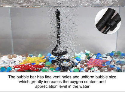 Aquarium Air Pump Oxygen Air Bubble Tube Aerator for Fish Tank Waterscape Bendable Air Stone Pipe Strip Diffuser Accessories