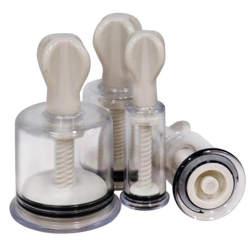Professional Cupping Medical Chinese Vacuum Body Massager Stimulation Vacuum Cupping Nipple Sucker Inverted Suction Enlarger Cup
