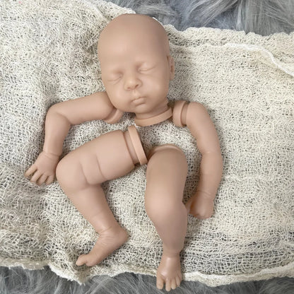 Mini bebe reborn kit Luna 12 Inches Reborn Baby Vinyl Doll Kit Unpainted Unassembled Doll Parts DIY Blank Reborn Doll Kit