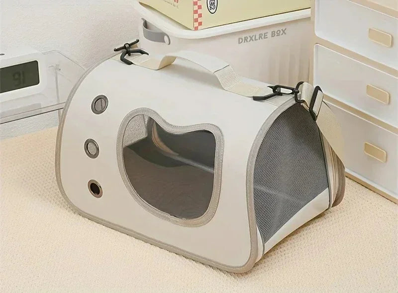 Premium Portable Foldable Breathable Pet Carrier Bag Lightweight for Small Dogs Cats Outdoor Cat Kitten Shoulder Carrying Bag