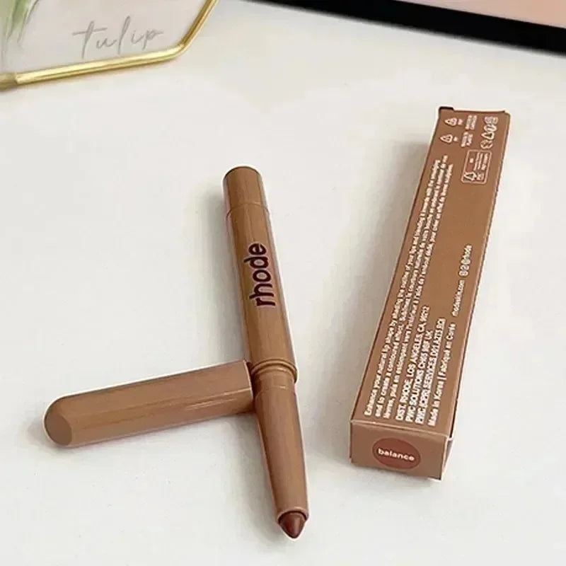 Peptide Lip Shape Pen Lip Liner Long Lasting Lip Tint Pencil Pen Lipstick Rouge Storage Bag Acne Patch Skincare Makeup