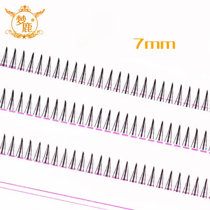 Brown Lashes A Type False Eyelashes 8-12mm Fake Lashes Natural Fairy Lash Korean Makeup Strand Eyelash Cluster Eye Lashes
