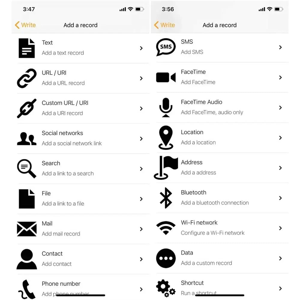 HACHANLUN 5-10PCS NTAG215 Blank NFC Cards PVC Tags NFC215 Black Card 13.56Mhz TagMo Waterproof RFID NFC Phone 504 bytes