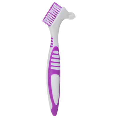 Daily Cleaning of Dentures with Dual Head Toothbrush Braces Orthodontic Retainer Brush Oral Cleaning Brush Oral Cavity Care Tool