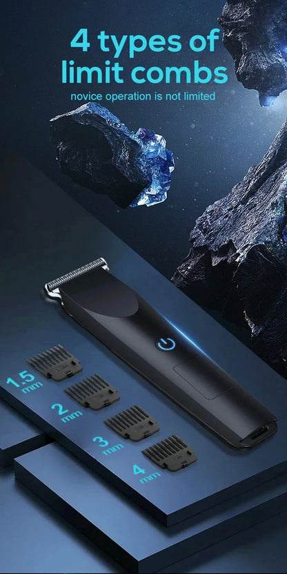 New Electric Hair Clipper Hair Trimmer for Men Body Groomer & Pubic Waterproof Hair Trimmer Replaceable Ceramic Blade 2026