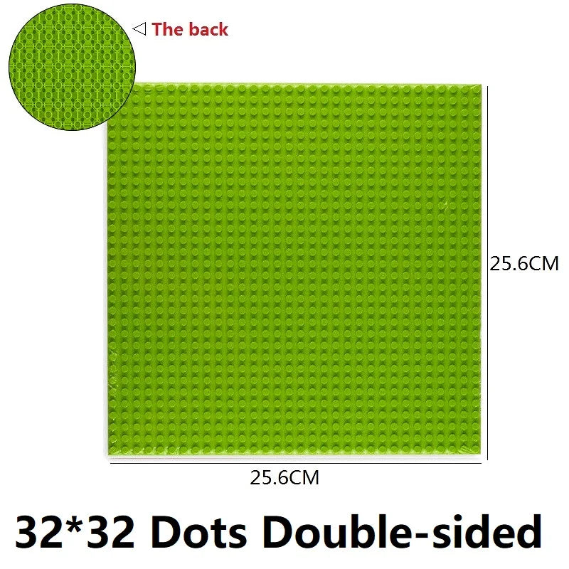 Single Double Sided Classic Base Plates Blocks Plates  32x32 16x16 16x32 Dots DIY Simulated scene Building block base Toy