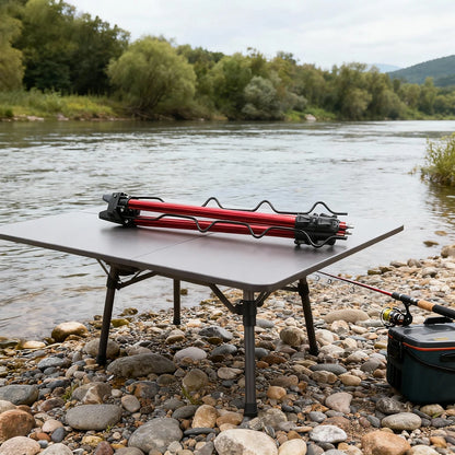 Telescopic Aluminum Alloy Fishing Rods Tripod Stand Holder for Telescopic And Hand-held Rods Durable Fishing Gear Accessory