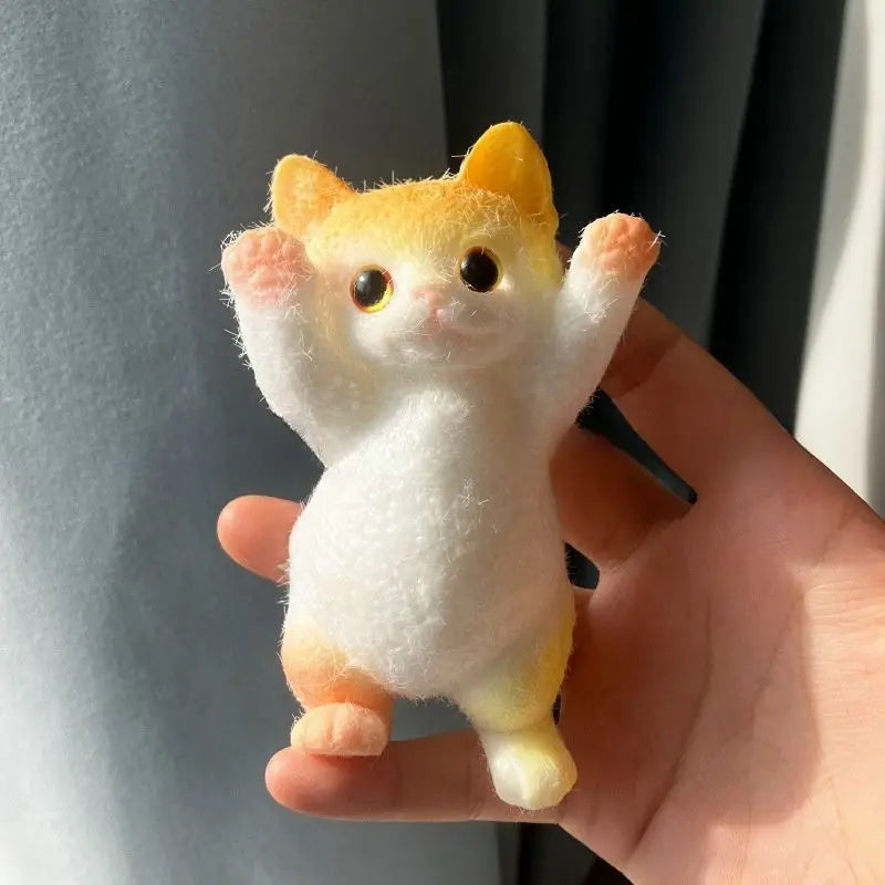 New Products Simulated Cat Pinching And Stress Relieving Toys Diy Creative Gifts, Cute Ornaments As Holiday Surprises For Friend