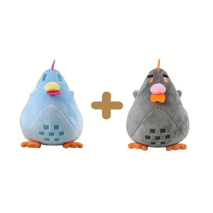 2pcs Multicolored Chicken Pillow Plush Soft Stuffed Animal Toys Cartoon Stardew Valley Children Birthday Gift Christmas Gifts