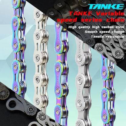 TANKE Bike Chain S8 S9 S10 S11 S12 MTB Road Bicycle Chains,Variable Speed Chain 116/126L High Quality Current Cycling Accessorie