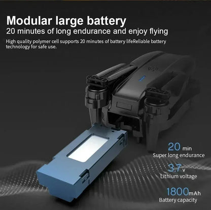 New E99Pro RC Drone 4K Professinal With 1080P Wide Angle HD Camera Foldable Helicopter WIFI FPV Height Hold Gift Toy