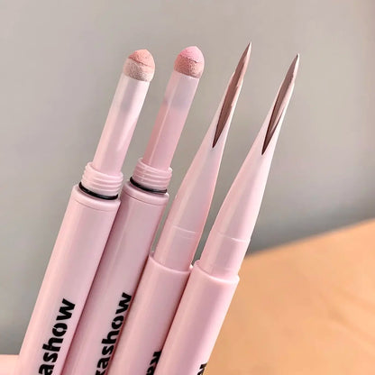2 In 1 Glitter Matte Aegyosal Pen Brightening Highlight & Shadow Stick Dual End Eye Makeup Lying Silkworm Eyeliner Gel Pencil