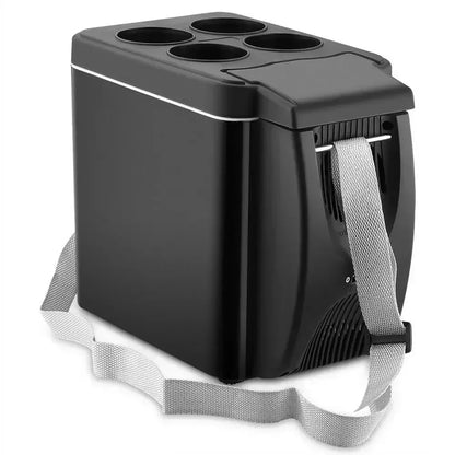 Car Refrigerator Mini Fridge Portable Freezer 12V DC Refrigerator Plug In Cooler Refrige 6L Thermoelectric Cooler For Fruits
