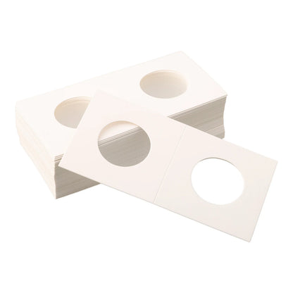 1 Set Coin Storage Stamp Holder Square Cardboard Case Coin Album Collection Coin Holders Flip Clip Coin Capsules Cover Storage