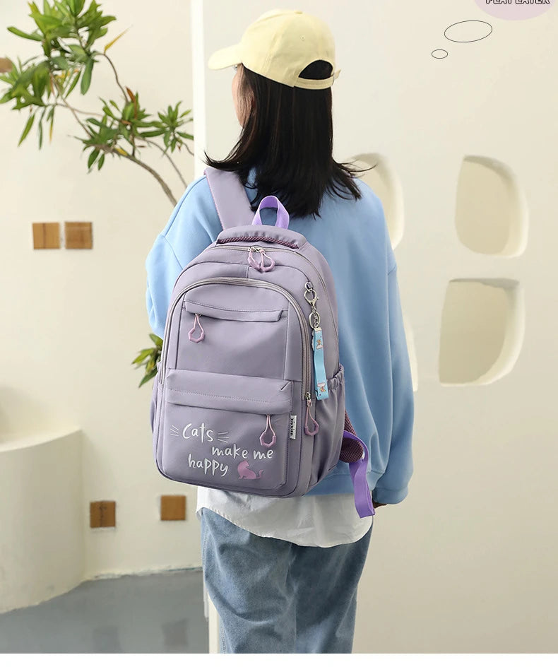 Teenage Girls School Bag Children Backpack Class Child Kids Back Pack Kawaii Bagpack Cute Women Rucksack Female Bolsas Portfolio
