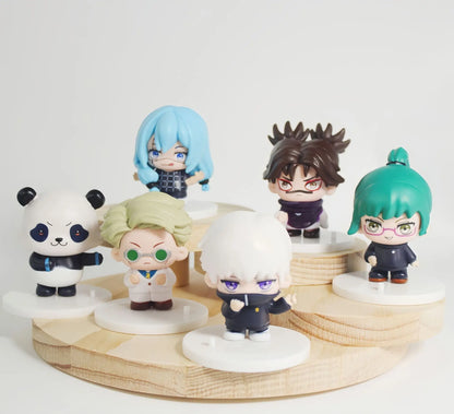 12pcs/set Animation Jujutsu Kaisen Itadori Yuji Gojo Satoru Ryomen Sukuna Megumi Kugisaki Action Figure Collection Anime Model