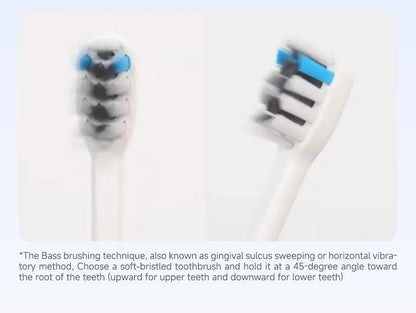 DOCOLAB Sonic Electric Toothbrush 3Gear Vibration Rechargeable Waterproof Teeth Whitening Cleaning Personal Care Appliance MT001