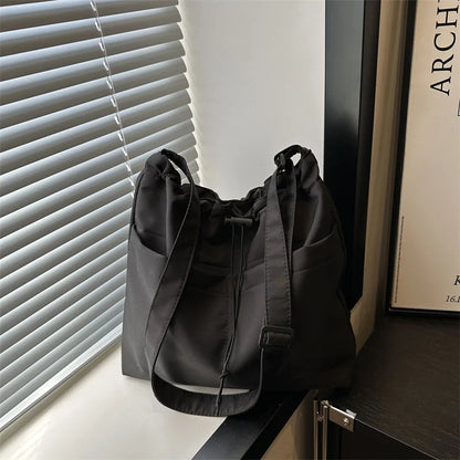 HOMEFISH Large Capacity Versatile Shoulder Bag for Women's Summer Popular Lightweight Crossbody Bag Minimalist Tote Handbag