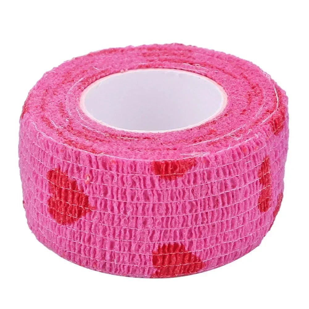 Pet Dog Cat Medical Breathable Elastic Bandage Non-woven Pet Self Adherent Wound Outdoor Retractable Sports Tape Dog Accessories