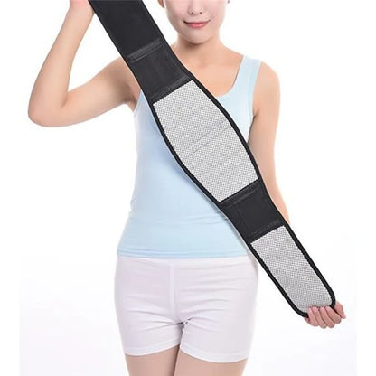 1pc Lower Back Support Brace with Self Heating, Adjustable Waist Belt for Lumbar Pain Relief, Men Women Health Care Massager