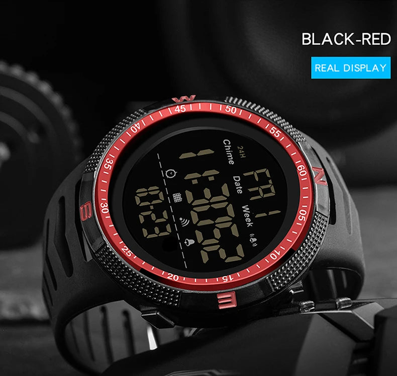SANDA Brand Military Sport Watch Mens Clock Fashion Digital Wristwatch Shockproof Countdown Watches Waterproof Hour Bracelet