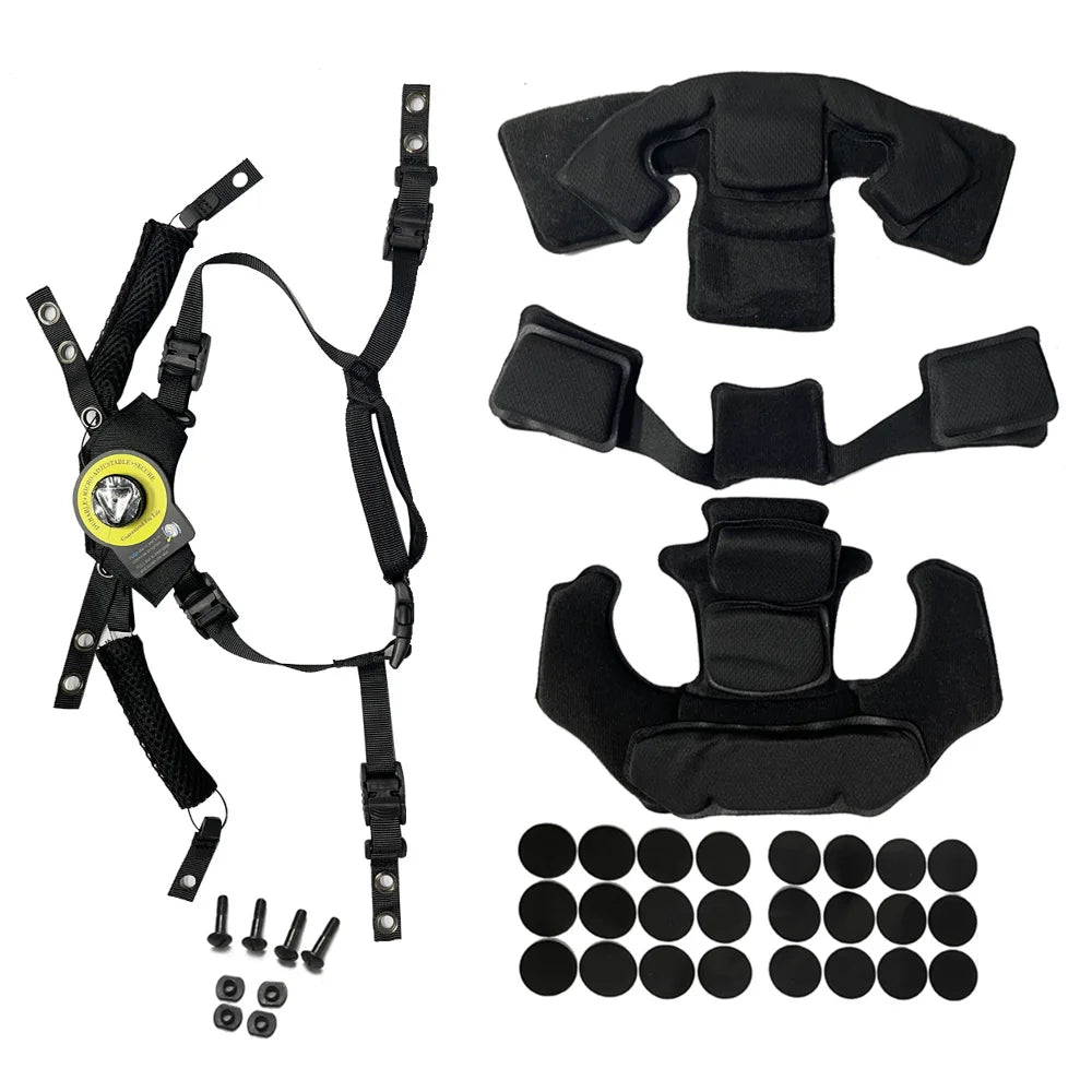 Tactical Airsoft Paintball Helmet Suspension System Protective Pads Gen1 Memory Foam Pad for Wendy Fast MICH ACH Helmet