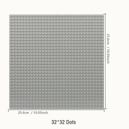 32x32x16x16 Dots Classic Base Plates MOC DIY Plastic Bricks Baseplates City Dimensions Building Blocks Figures Construction Toys