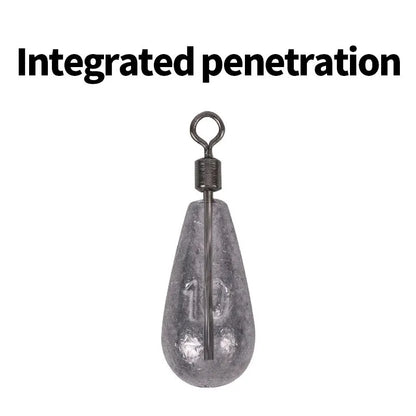 Quick Release Fishing Weight Sinker 10Pcs10g Soft Bait Sinker Bass Fishing Tackle Accessories Line Sinkers Hook Connector