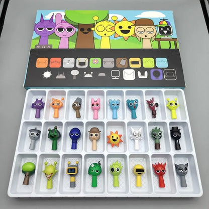 2025 new 24pcs/48pcs Sprunki Figures Mode Toys Sprunki Incredi box Anime Action Figures Sprunki Game Cartoon