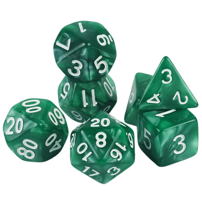 Custom Dice DND Marble Dice Various Colours Available And Beautiful Marble Effect Pearl Veins Effect For Party Roll Playing Game
