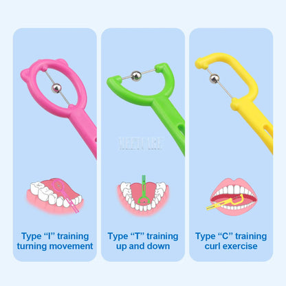 Children Mouth Tougue Tip Exerciser Trainer Oral Care Muscle Strenght Touge Training Tool Flexibility Stability