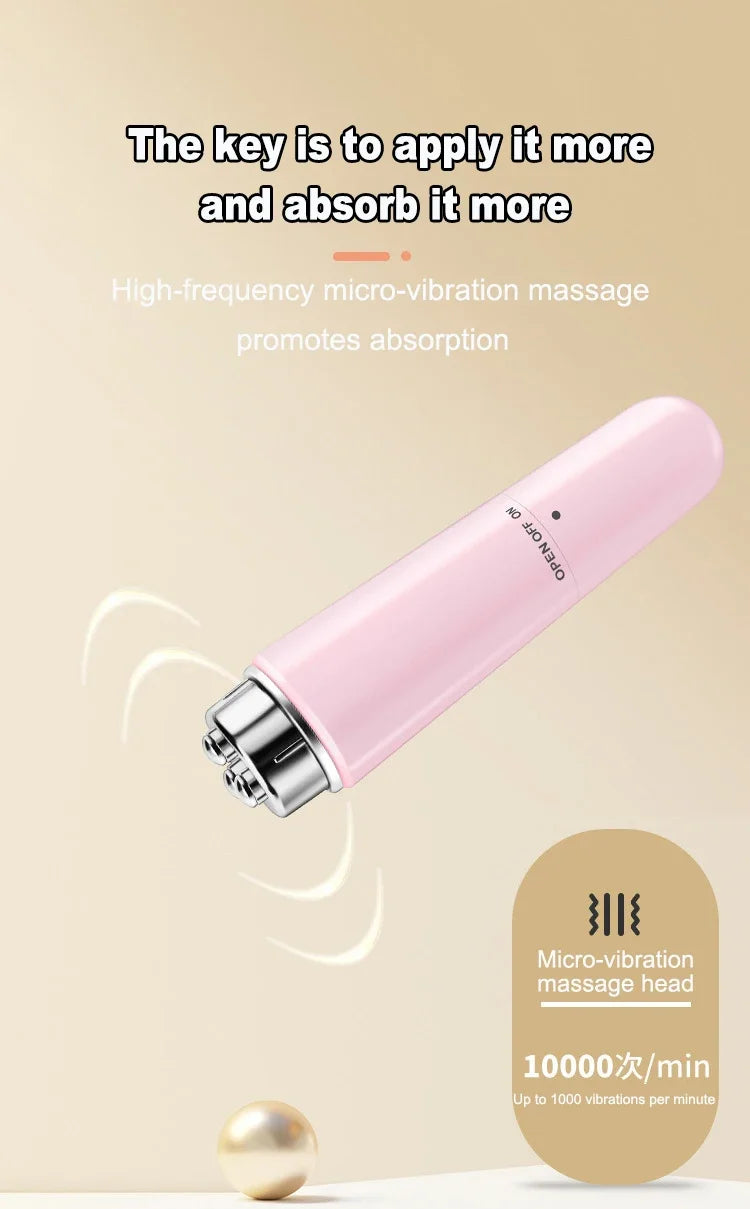 4 in 1 Electric Eye Massager Micro Vibration Facial Beauty Instrument for Relax Eye Dark Circles Eye Bags Puffiness Eye Massage