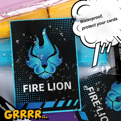 100PCS 62x89mm Colorful Matte Trading Card Sleeves Toploaders Fit YGO Sports Card Protector for Photocard Standard Cards