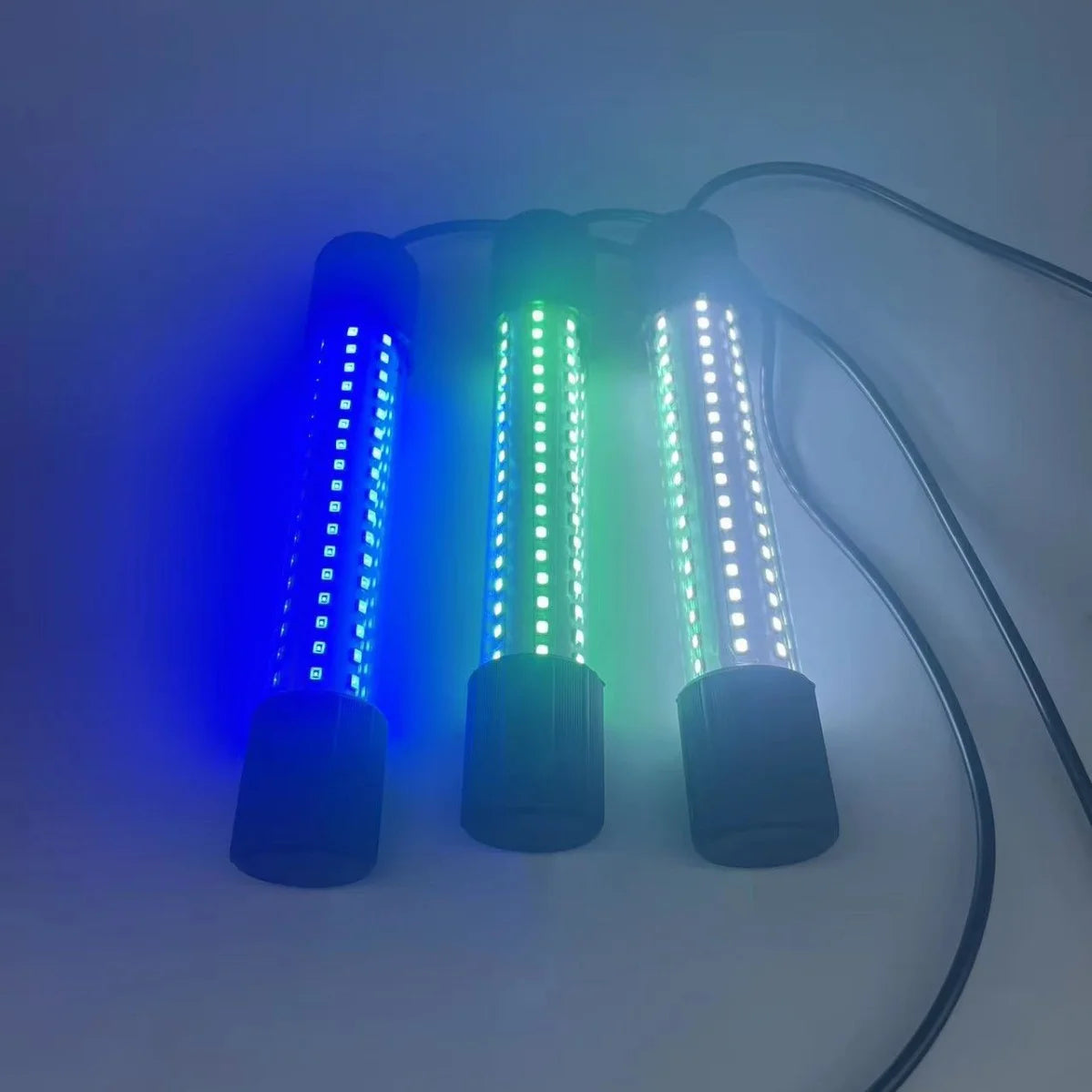 1 pc underwater LED fishing light, night fishing USB fishing light, multiple colors, portable fishing light, high brightness