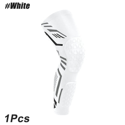 1PC Knee Compression Sleeve with Padded Protection - Breathable Leg Support for Basketball,Football,Running,Sport- Youth & Adult