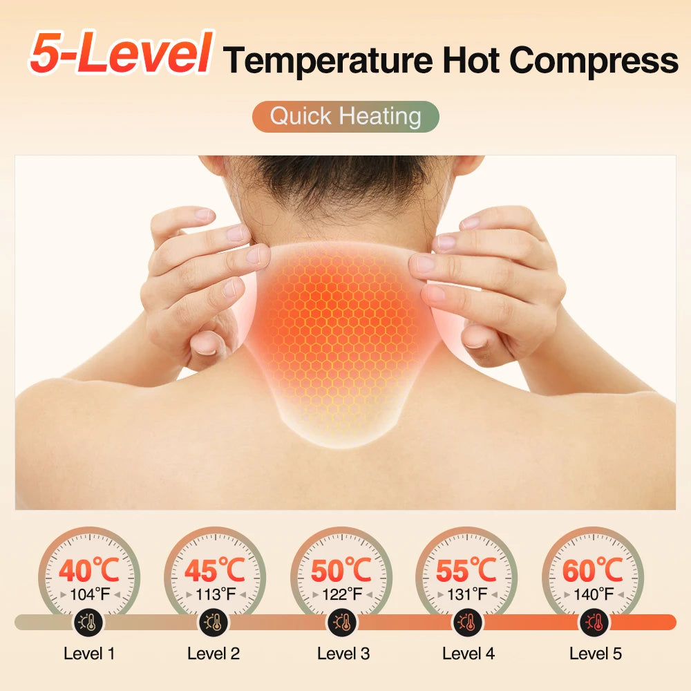 Cordless Heating Ankle Wrist Brace Vibration Massager Electric Hot Compress Massage Ankle Guard Wristband Hand Foot Protector