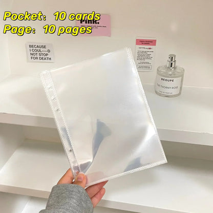 10pcs Photo Album Inner Pages A5 Kpop Binder Photocard Holder Photocard Binder Inlay Idol Card Collect Book Inner Page 포토카드 바인더