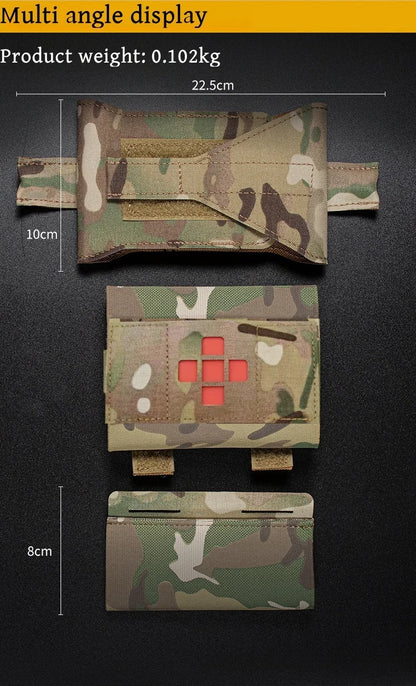 Micro trauma first aid kit, storage bag, trauma survival kit accessories