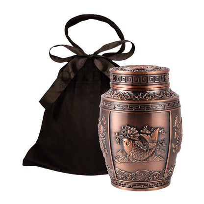 Metal Cremation Urns for Human Ashes, Coffin Box, Pet Memorial, Keepsake Urns, Small Animal Urn, Funeral