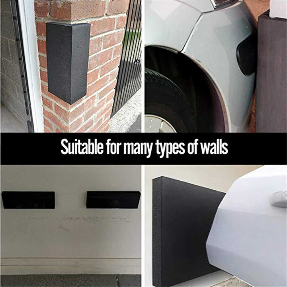 4pcs Set Garage Car Door Protector Wall Corner Bumper Guard Foam Block For Parking Spaces Warehouses Protecte Bump And Scratches