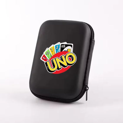 UNO Travel Zipper Case Carry Board Game Cards Storage Package For Kids Fan Entertainment Card Holder Mini Bag