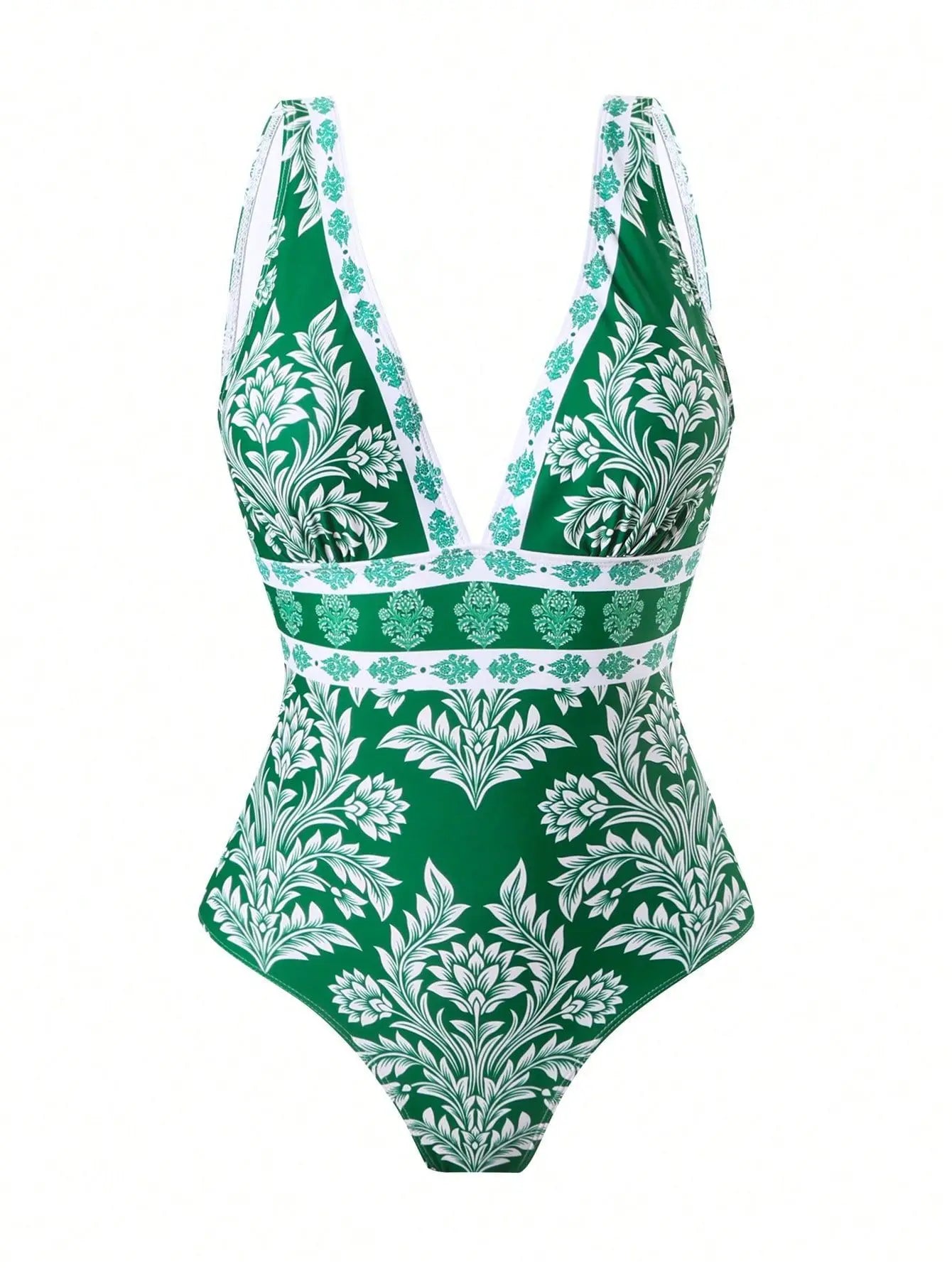 Blue One-Shoulder Ruffled Print Floral Swimsuit Set Cover Up Single Piece Micro Monokini Sexy Swimwear For Girls Summer Beach