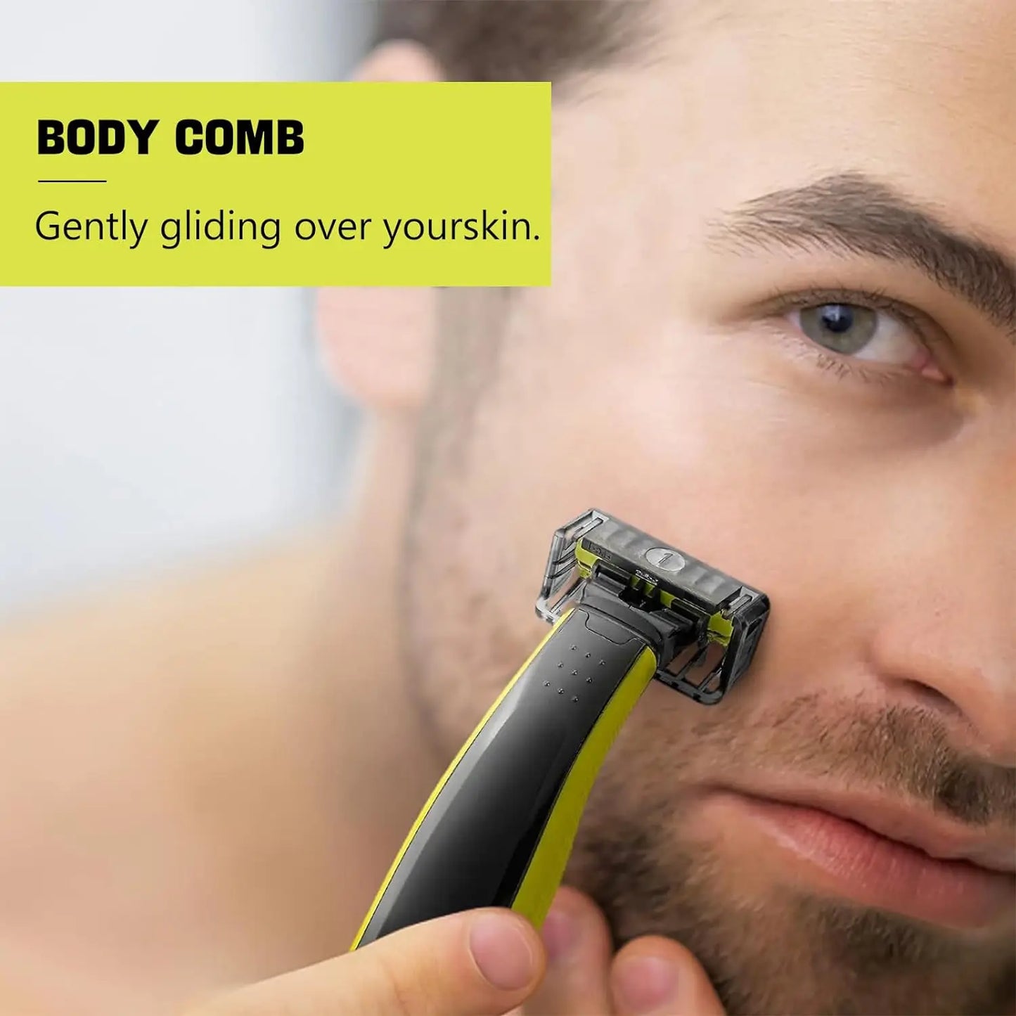 KVIFO Guide Comb Guards for  One Blade QP2520 QP2530 QP2620 QP2630 QP6510 QP6520 Face Hair Clippers Beard Trimmer Shaver