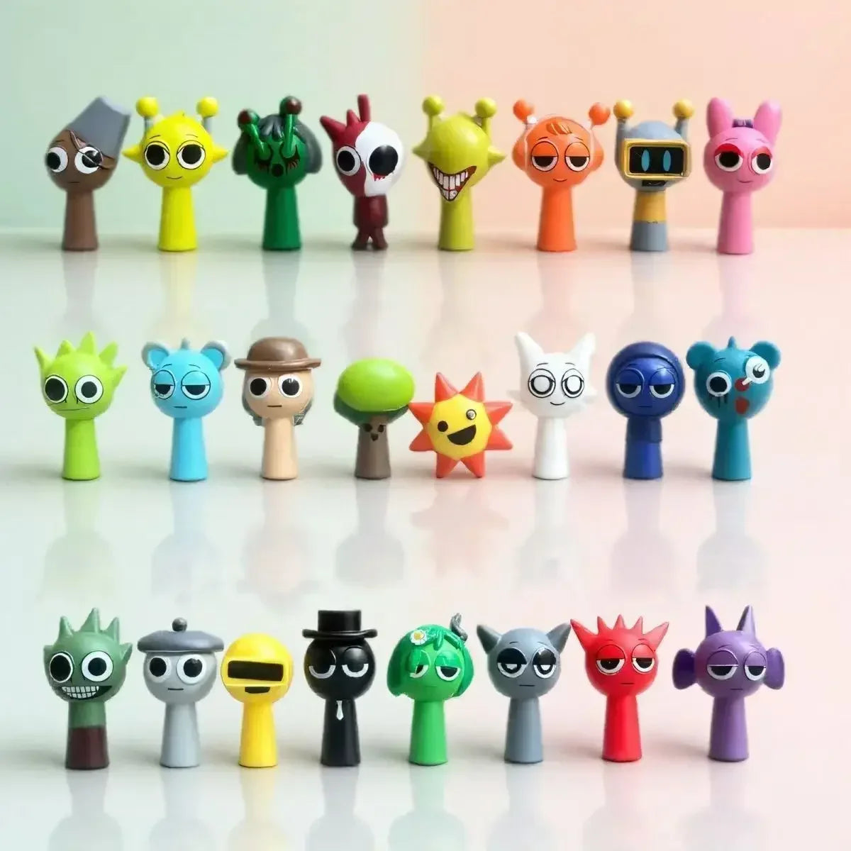 2025 new 24pcs/48pcs Sprunki Figures Mode Toys Sprunki Incredi box Anime Action Figures Sprunki Game Cartoon