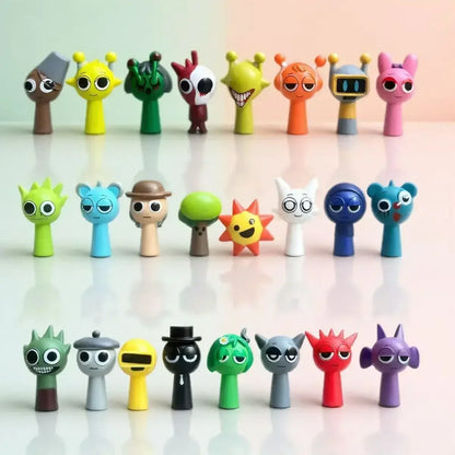 2025 new 24pcs/48pcs Sprunki Figures Mode Toys Sprunki Incredi box Anime Action Figures Sprunki Game Cartoon