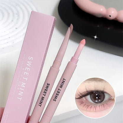 2 In 1 Glitter Matte Aegyosal Pen Brightening Highlight & Shadow Stick Dual End Eye Makeup Lying Silkworm Eyeliner Gel Pencil