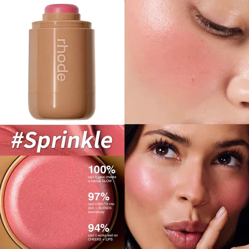 Makeup New Model Reduce Swelling Eye Patch Banana Peel Spicy Marg Juice Box Pocket Blush Stick Non-fading Waterproof Blusher