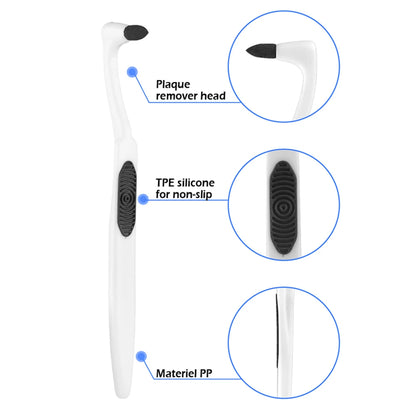 Manual Tooth Stain Remove Tartar/Tea/ Smoke Stains Interdental brush Powerfree Operation Orthodontic Toothbrush Oral Care Tool